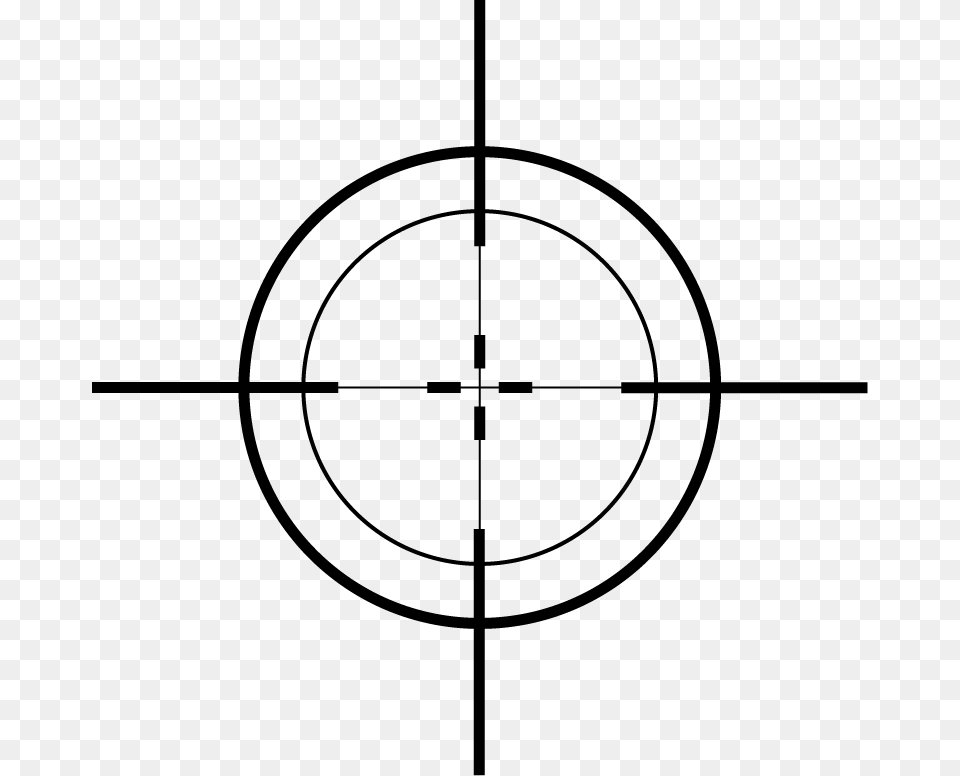 Crosshair Cross Hairs Gray Free Transparent Png