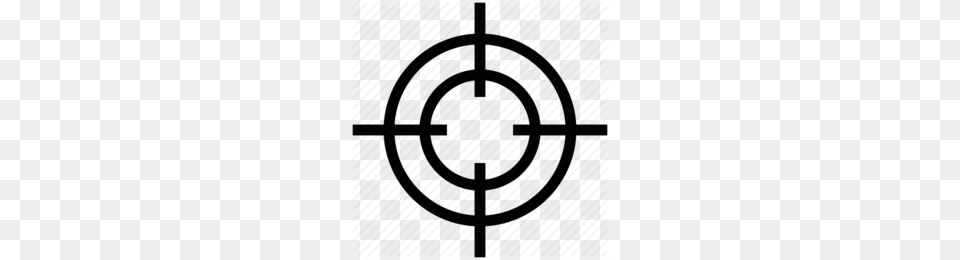 Crosshair Icon Clipart Reticle Clip Art Circle Clipart, Cross, Symbol Free Png