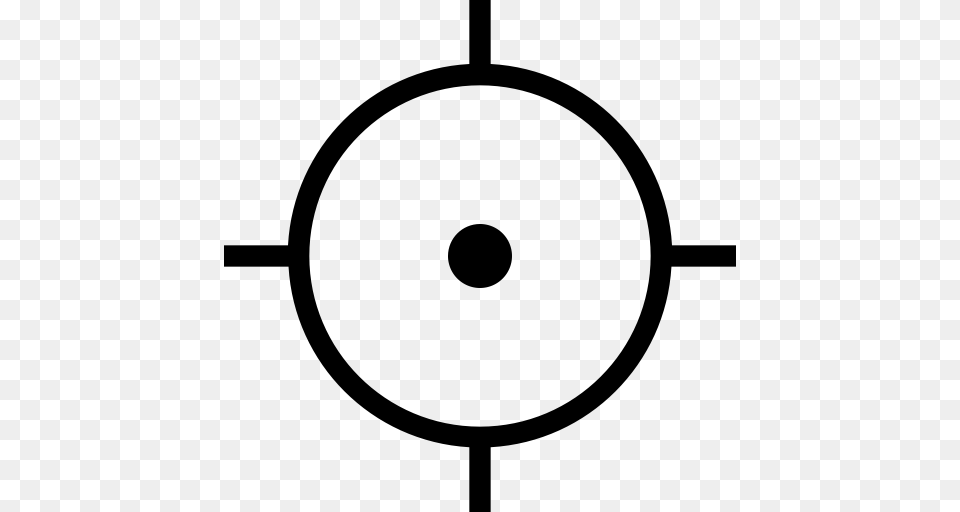 Crosshair Icon With And Vector Format For Free Unlimited, Gray Png