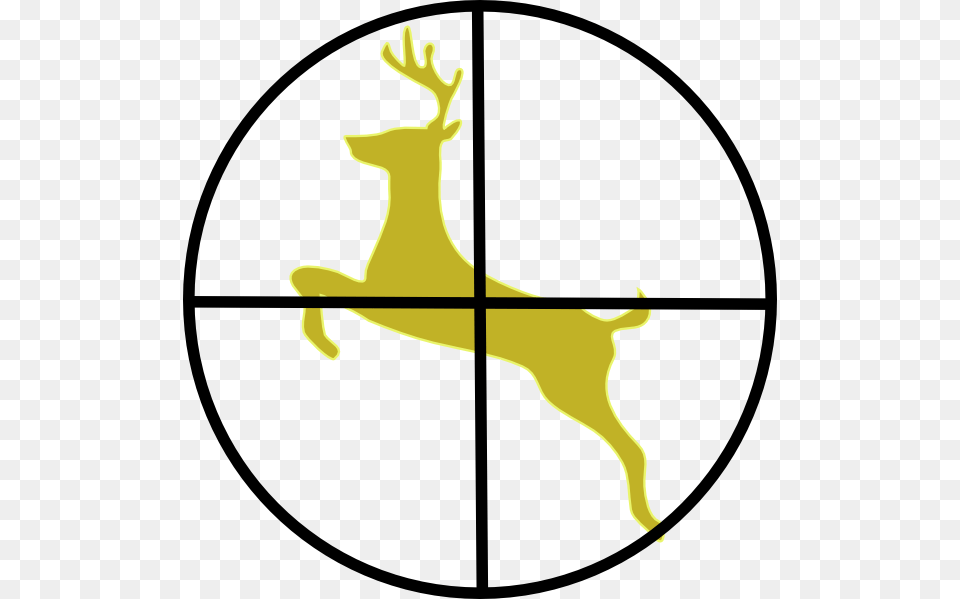 Crosshair Target Visor, Animal, Deer, Mammal, Wildlife Free Png