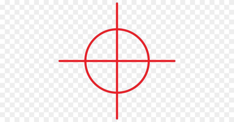 Crosshair Cross, Symbol Free Transparent Png