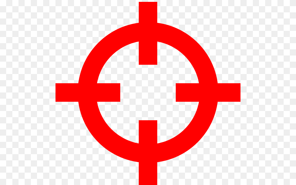 Crosshairs Red, First Aid, Symbol, Cross, Logo Png Image