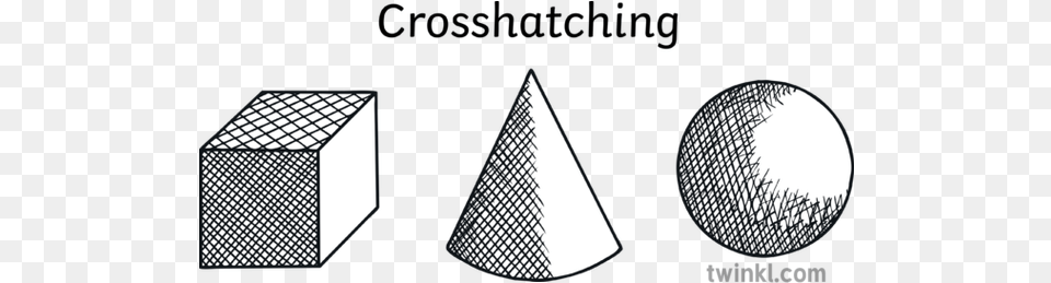 Crosshatch Tonal Shading Techniques Art Dot, Triangle, Astronomy, Moon, Nature Png Image