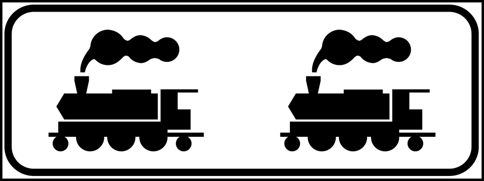 Crossing Of Railway Linking Tracks The Trains Move Very Slowly And Usually With The Presence Of A Flagger Clipart, Stencil, Device, Grass, Lawn Free Png Download