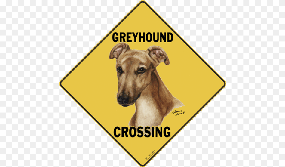 Crossing Sign, Animal, Canine, Dog, Mammal Free Png
