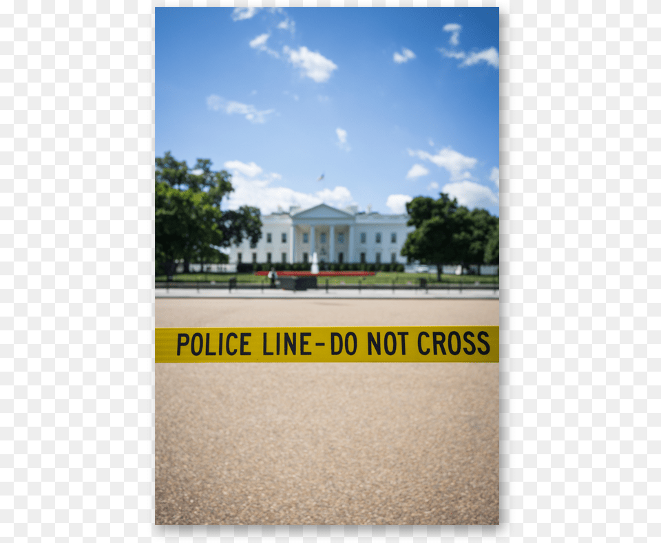 Crossing Sign, Landmark, Person, The White House Free Png