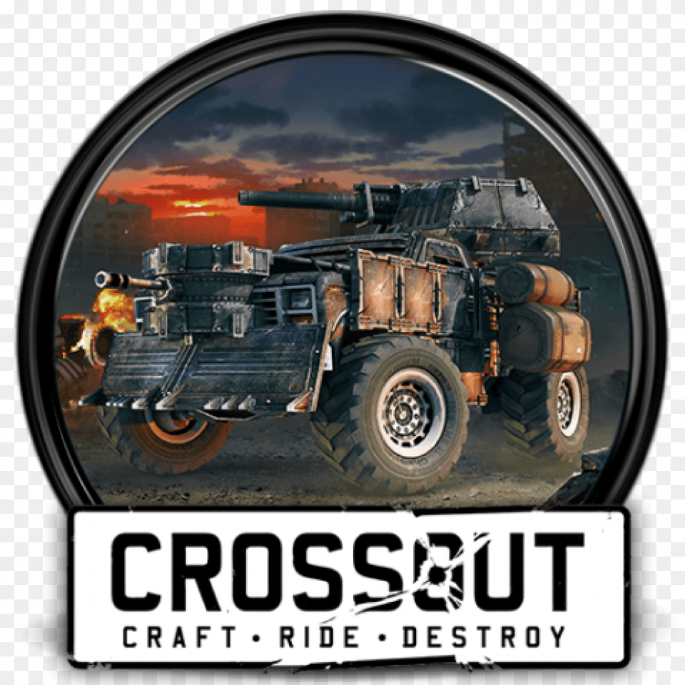 Crossout Logo, Photography, Architecture, Turret, License Plate Free Png Download