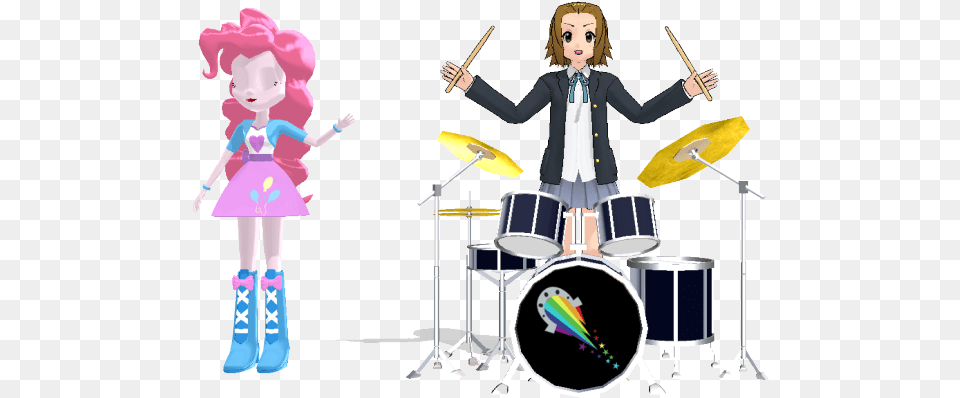 Crossover Cymbals Drum Kit Drums Ritsu Tainaka, Weapon, Sword, Person, Performer Free Png Download