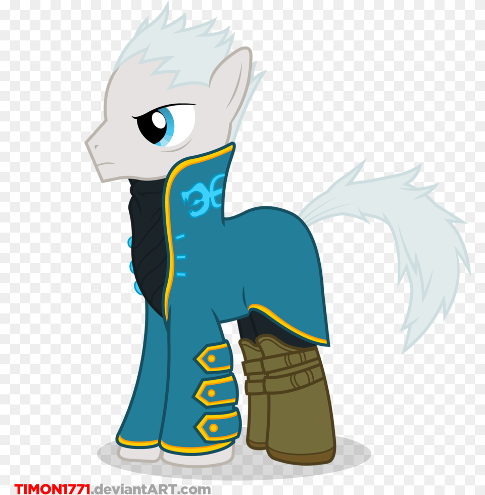 Crossover Devil May Cry Ponified Safe Vergil My Little Pony Vergil, Book, Comics, Publication, Baby Free Png
