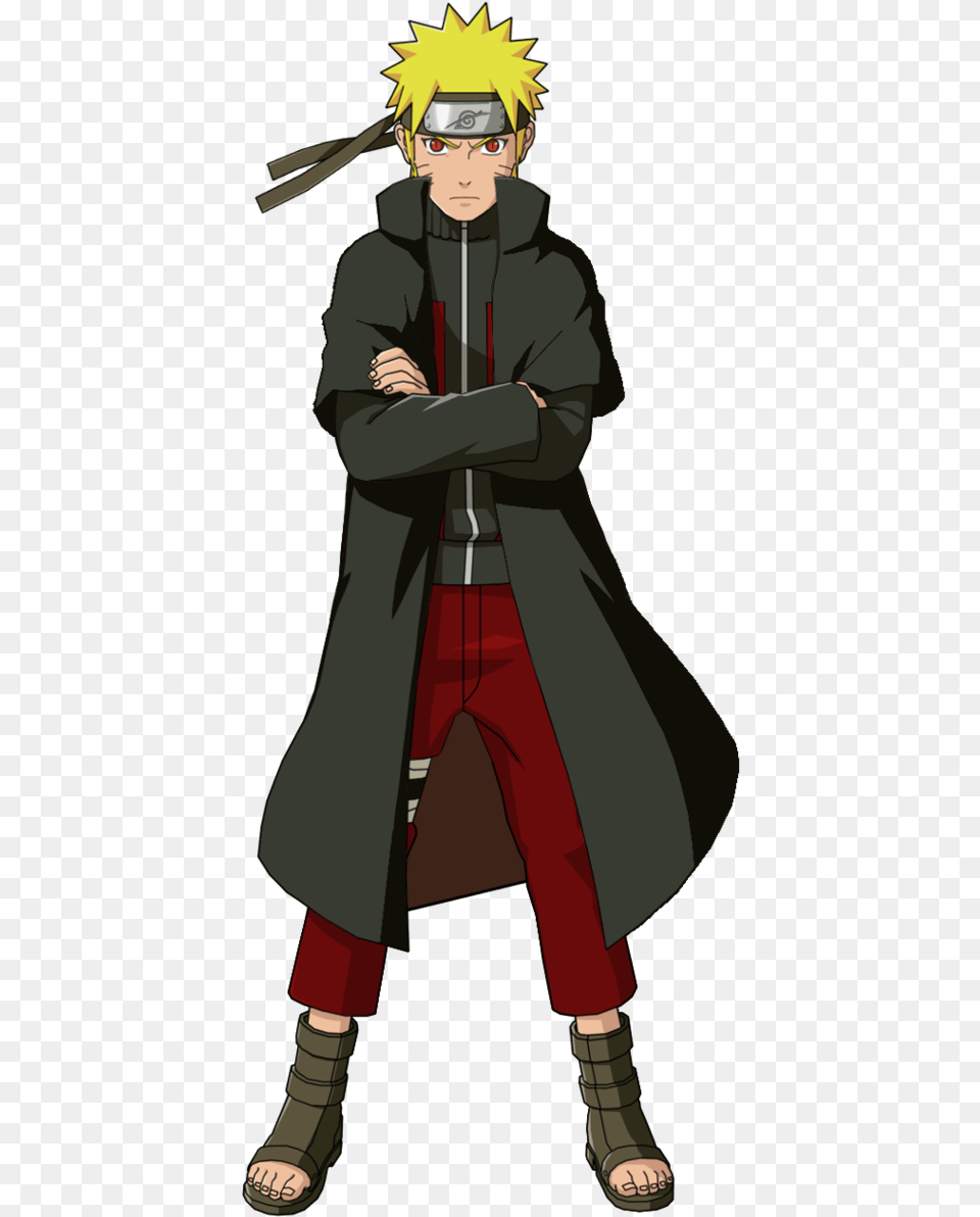 Crossover Game Dark Naruto Bond, Clothing, Coat, Person, Fashion Free Png Download