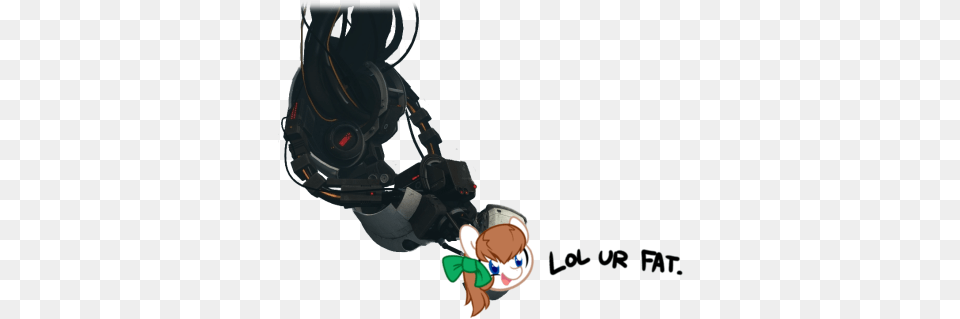 Crossover Glados Lol Ur Fat Oc Portal Glados Free Png Download