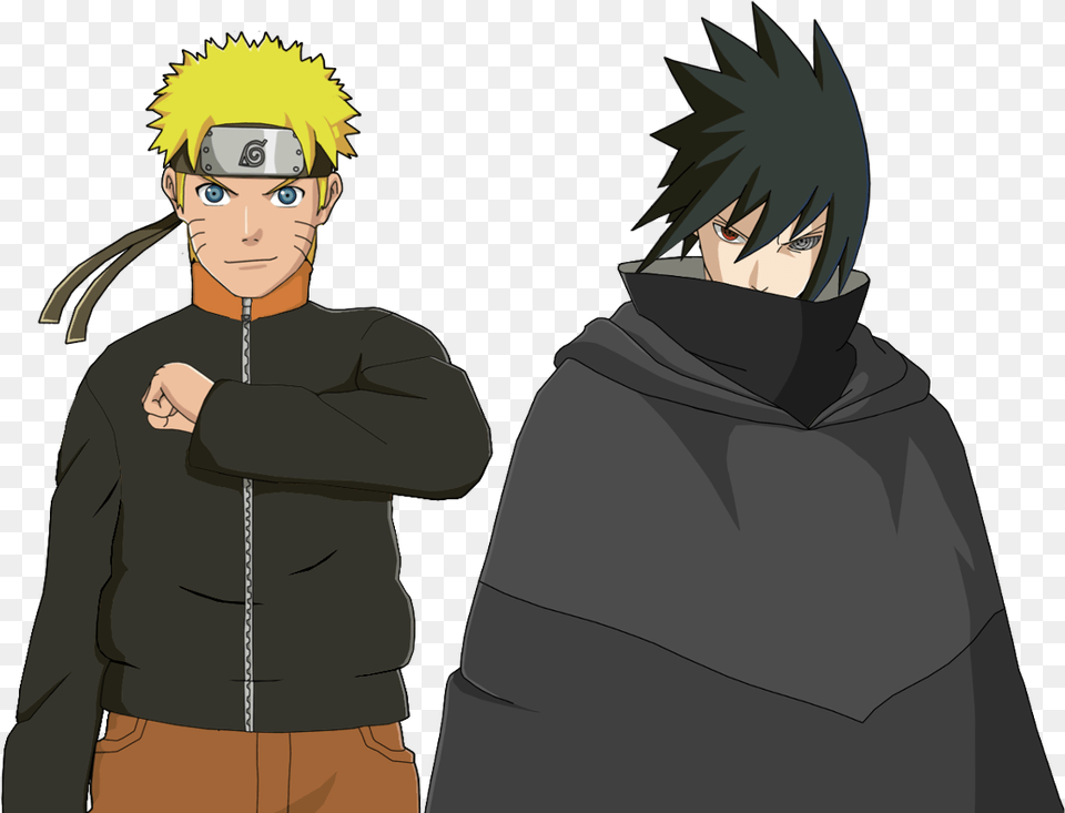 Crossover Naruto And Sasuke Naruto And Sasuke, Adult, Female, Male, Man Png Image