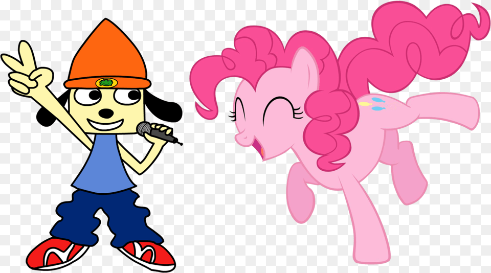 Crossover Parappa Parappa The Rapper Pinkie Pie, Baby, Person, Cartoon, Face Png