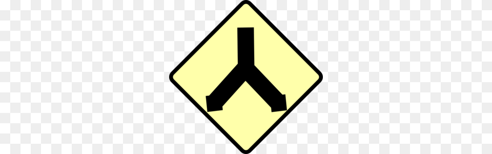 Crossroads No Words Clip Art, Sign, Symbol, Road Sign Png Image
