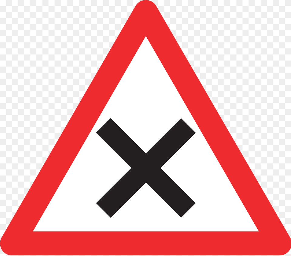 Crossroads With Priority To The Right Sign In Switzerland Clipart, Symbol, Road Sign Free Transparent Png