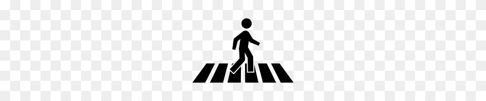 Crosswalk Vector Image, Gray Free Transparent Png