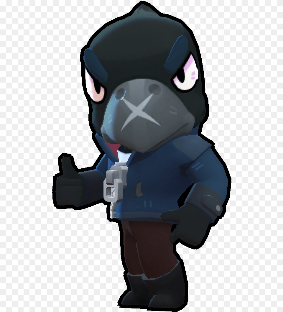 Crow Brawl Stars Default Main Brawl Stars Brawlers Crow, Vr Headset Png