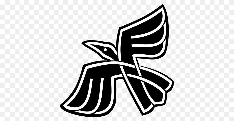 Crow Clipart, Stencil, Emblem, Symbol, Animal Free Png