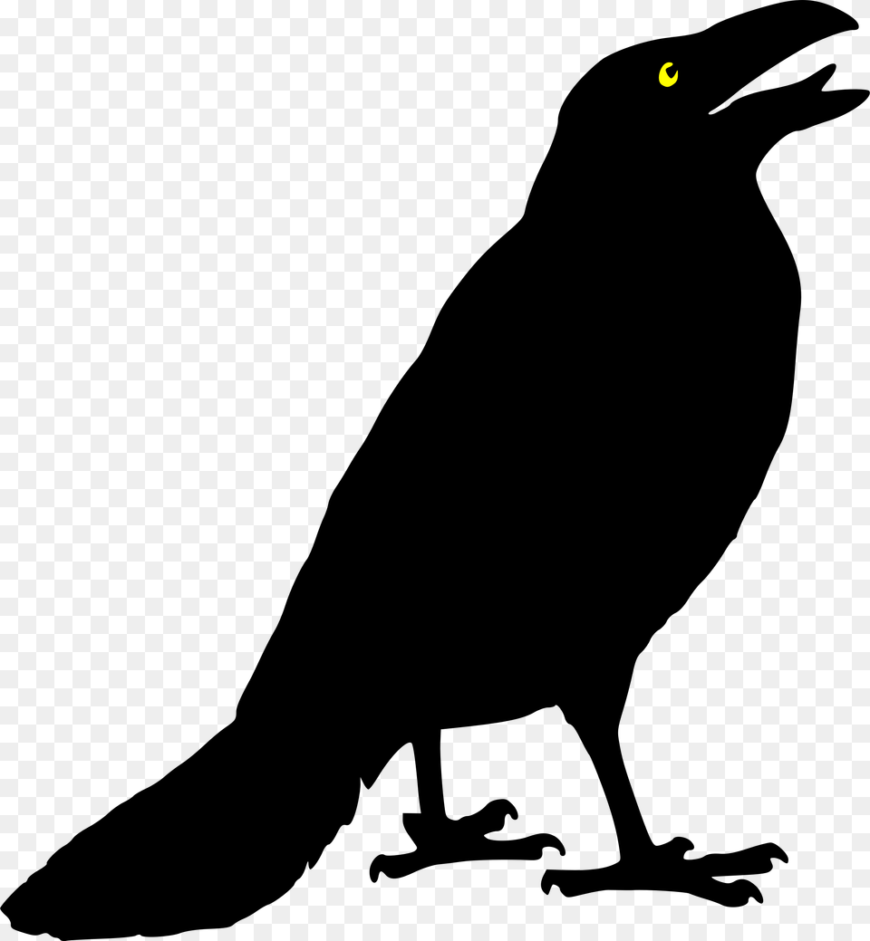 Crow Clipart Black And White Png