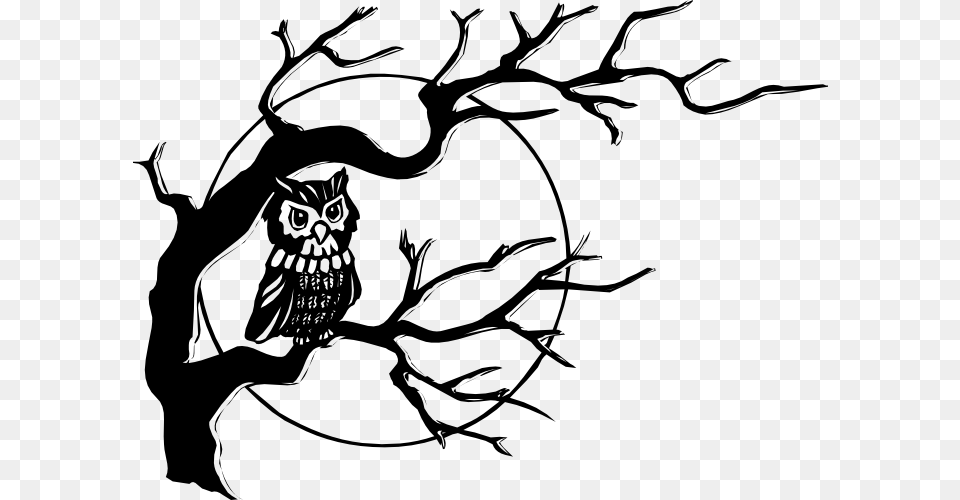 Crow Clipart Owls, Stencil, Animal, Bird, Art Png Image