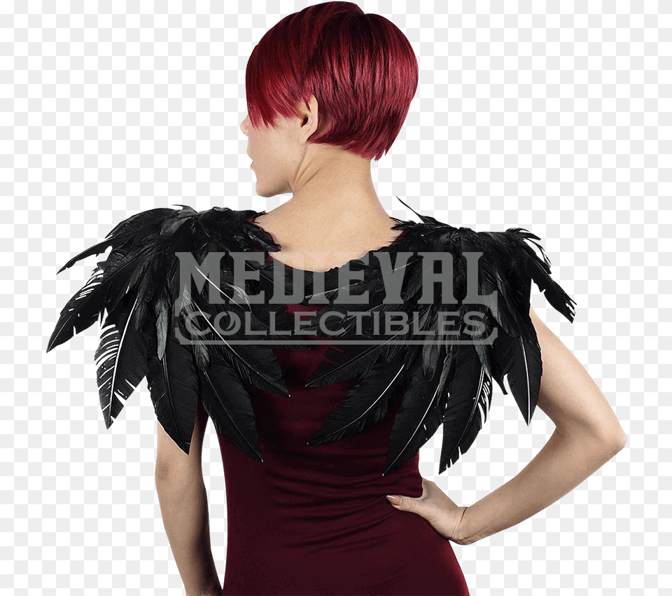 Crow Feather, Woman, Adult, Female, Photography Png Image