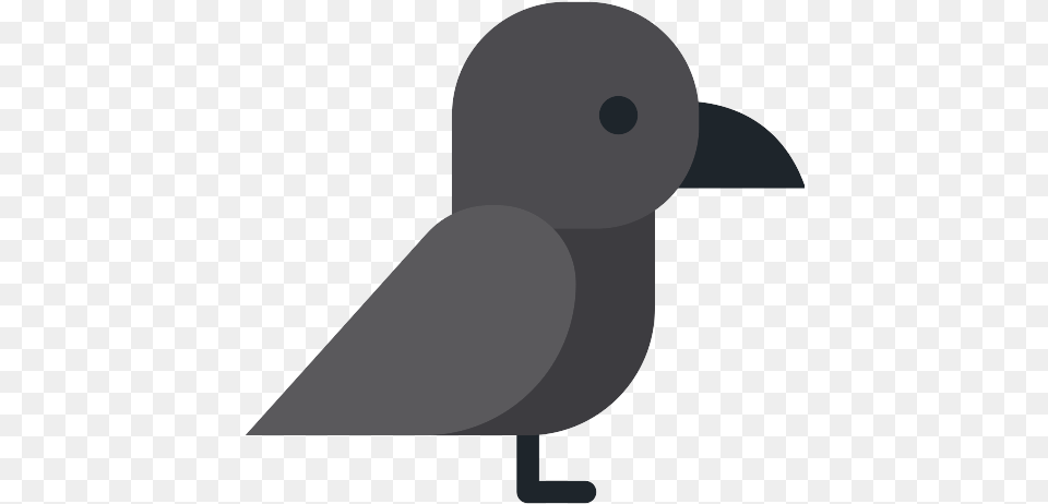 Crow Icon Horror Cartoon Bird, Animal Free Transparent Png