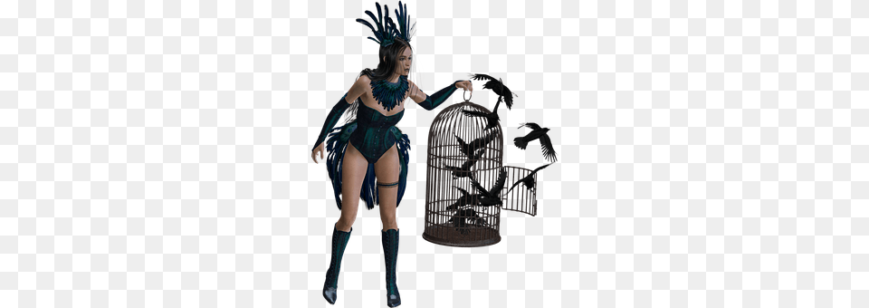Crow Queen Clothing, Costume, Person, Adult Png