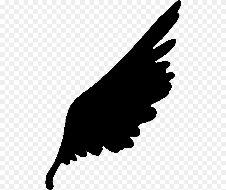 Crow Wing Emblem Bo Illustration, Gray Free Transparent Png