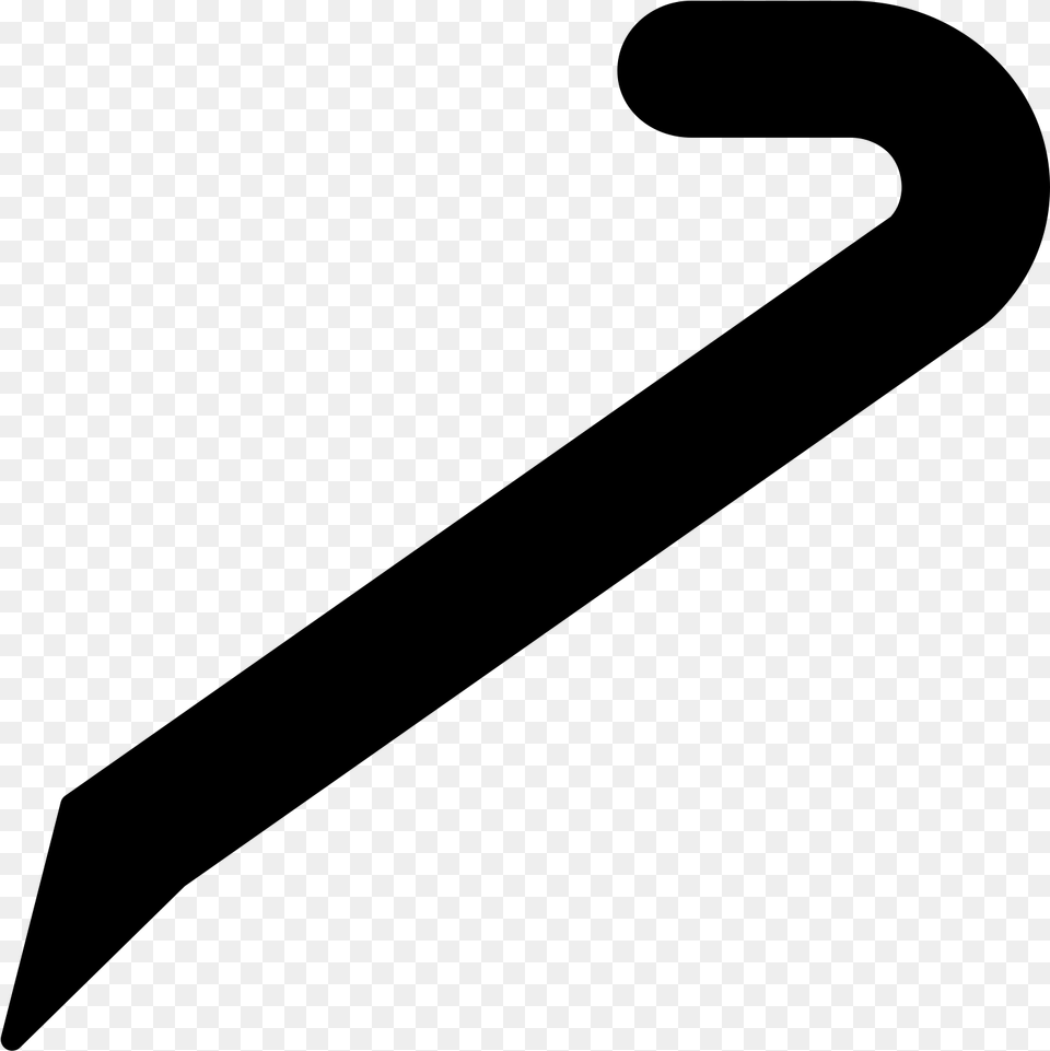 Crowbar, Gray Png Image