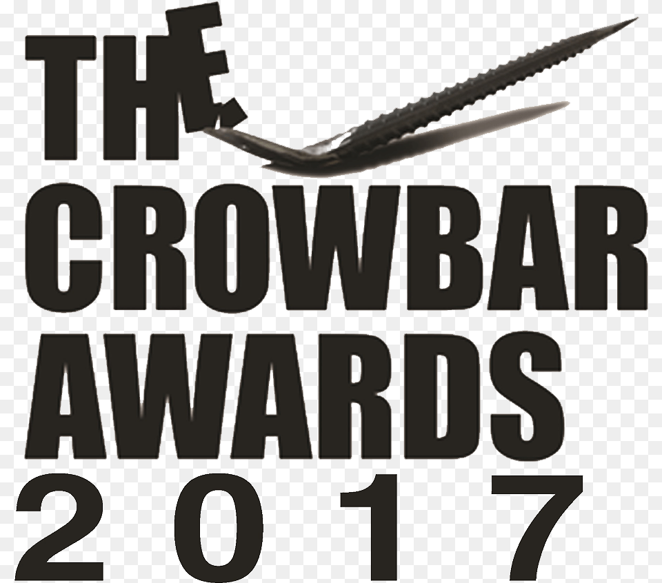 Crowbar Awards 2017, Weapon, Text, Blade, Dagger Free Png Download