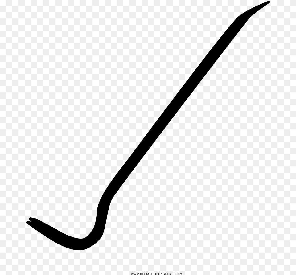 Crowbar Coloring, Gray Free Png Download