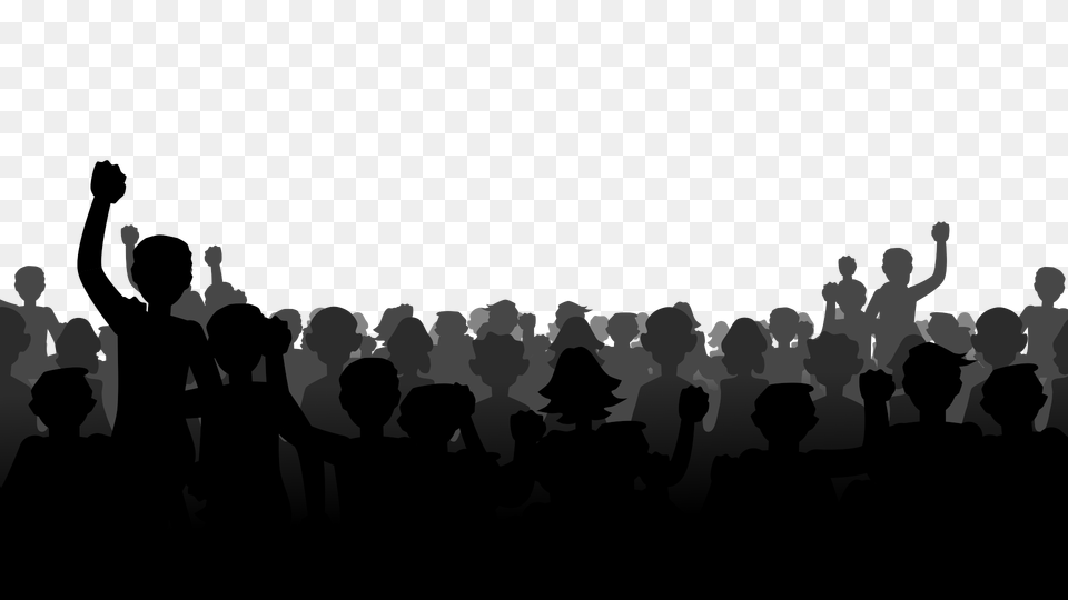 Crowd, Concert, Person, Silhouette, People Free Transparent Png