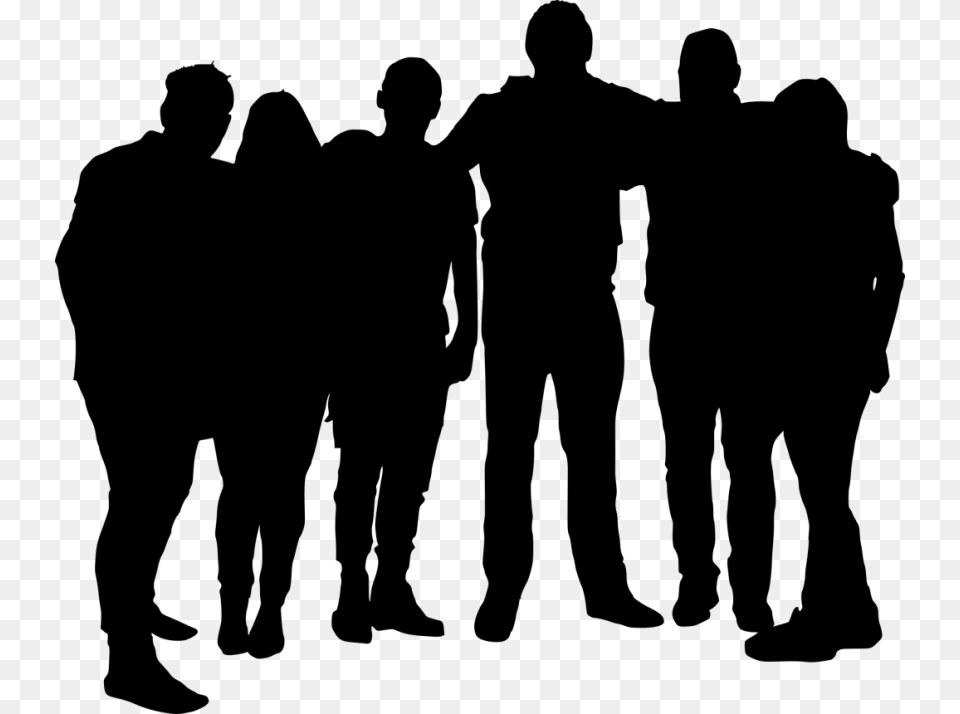 Crowd, People, Person, Silhouette, Adult Free Png