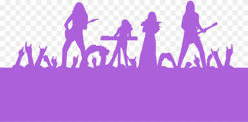 Crowd, Purple, Person, Adult, Woman Free Png Download