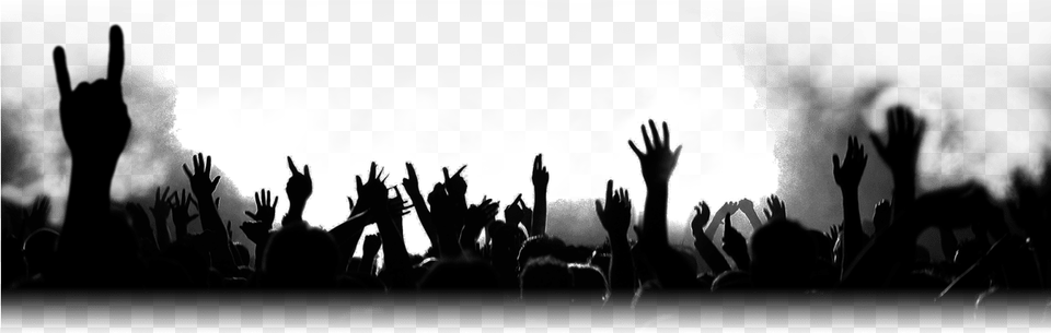 Crowd B O B No Genre Cd Download Stage Audience, Concert, Person, Silhouette, Body Part Png Image