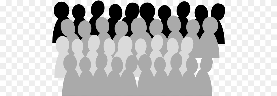 Crowd Clipart Of Crowd, People, Person, Chess, Game Free Png Download