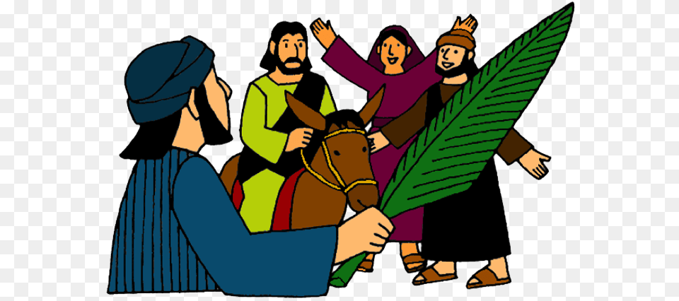 Crowd Clipart Palm Sunday Jesus Triumphal Entry Clipart, Person, Baby, People, Adult Png