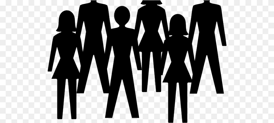 Crowd Clipart Person Icon Internal Complaints Committee Posters, Silhouette, People, Adult, Female Png Image