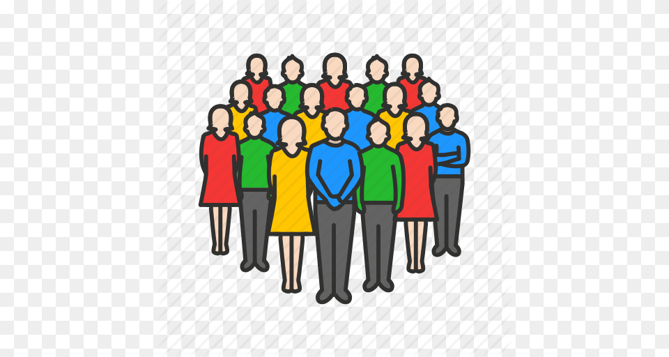 Crowd Family Friends Group People Icon, Person, Huddle, Body Part, Hand Png