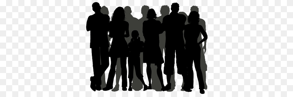 Crowd Funding Crowd, Silhouette, Person, People, Adult Free Transparent Png