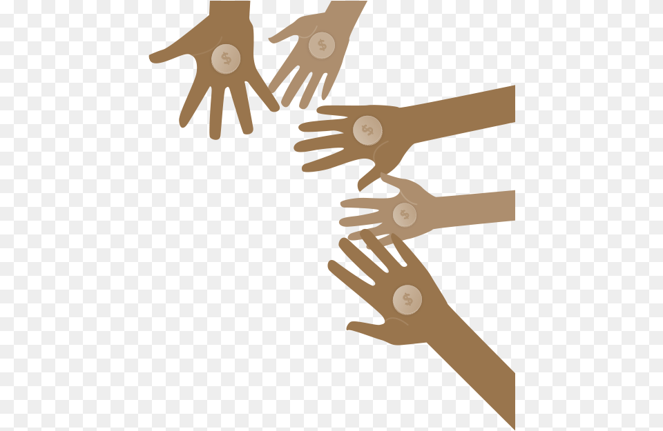 Crowd Giving Hands Illustration, Body Part, Finger, Hand, Massage Png