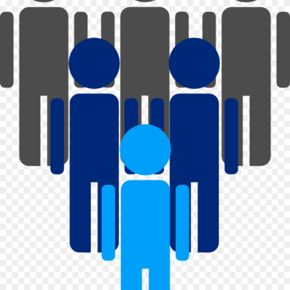Crowd Of Angry People Clipart Pal A Blue Group Silhouetted, Art, Lighting, Graphics Free Transparent Png