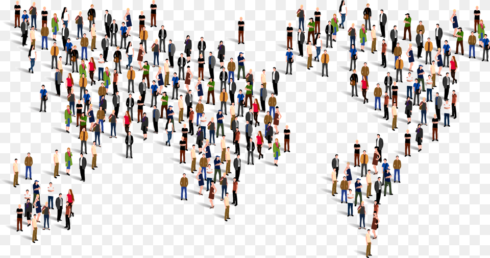 Crowd Of People Crowd Of People Top View, Person Png