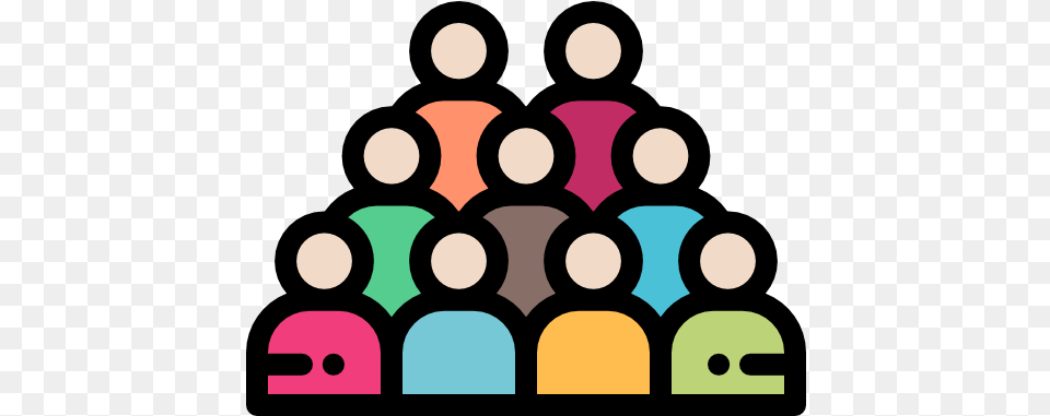 Crowd Of People Icon Crowd Icon, Art, Pattern Png