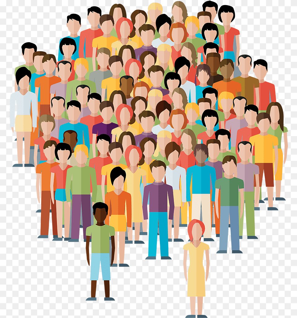 Crowd Of People Individual Differences Clip Art Hd Citizenship Amendment Act Logo, Person, Boy, Child, Male Free Png Download