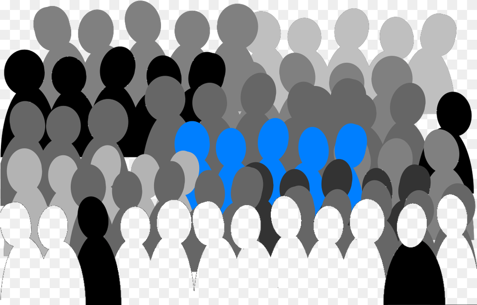 Crowd Svg Clip Art For Web People Clipart Background, Person, Chess, Game, Audience Free Png