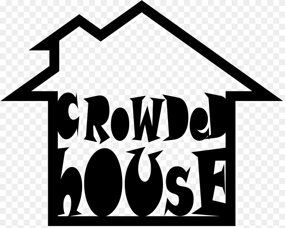 Crowded House Logo, People, Person, Text, Number Free Png