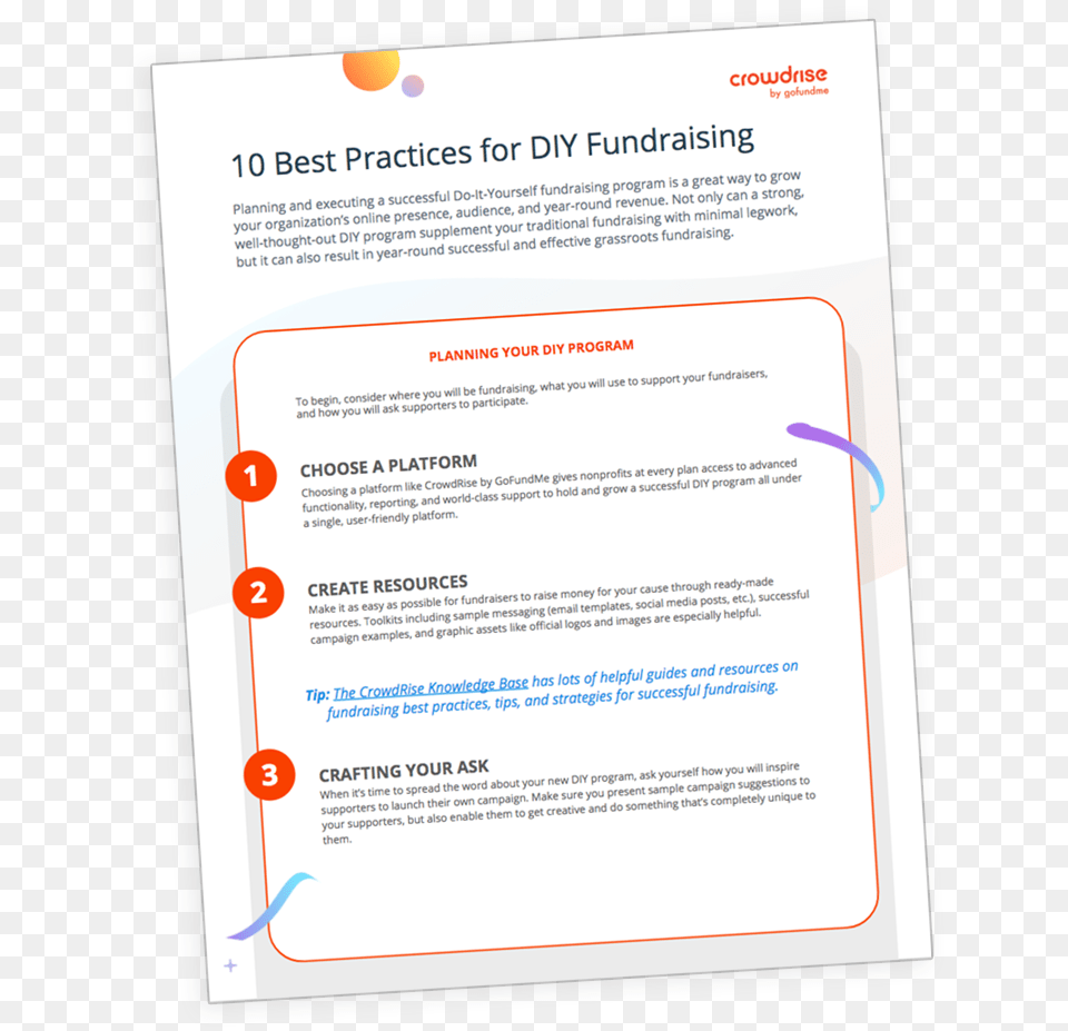Crowdrise Download Document, Page, Text Png