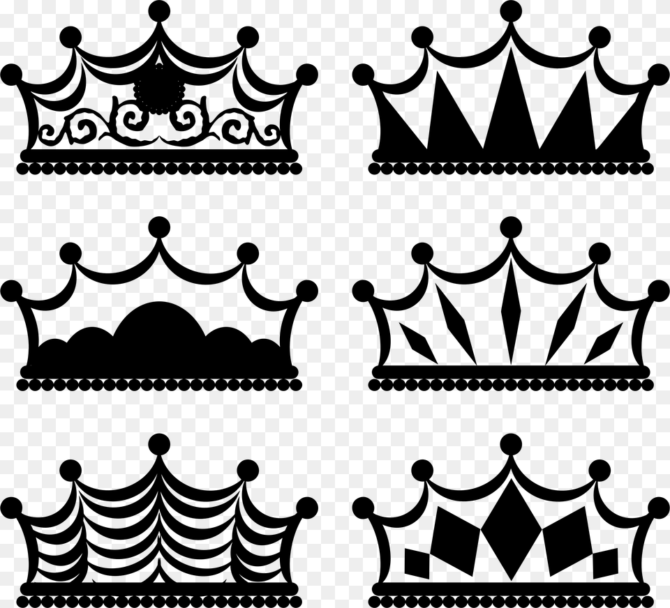 Crown, Gray Free Png