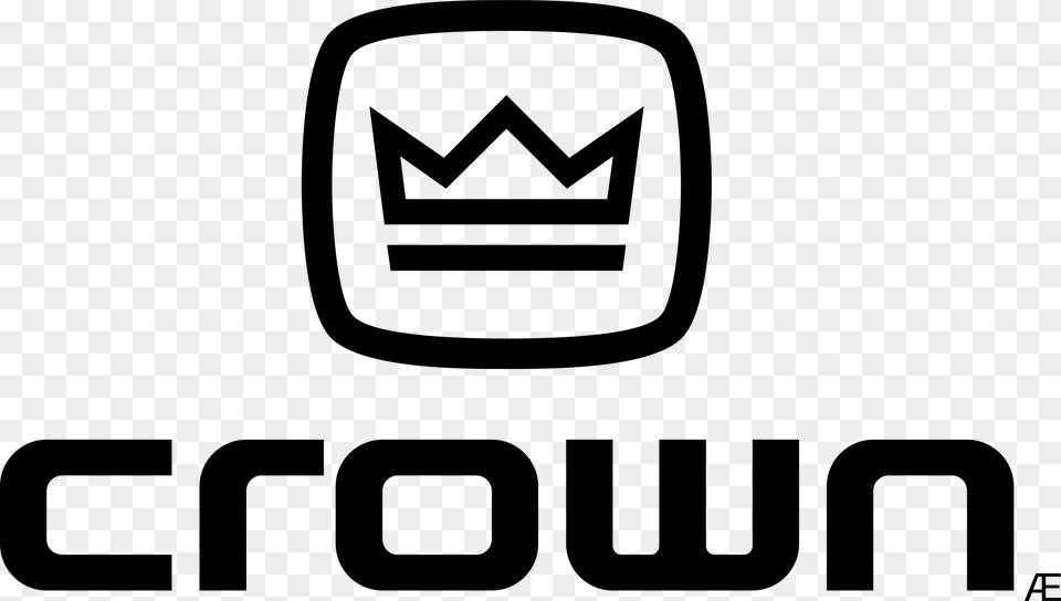 Crown Audio 1 Logo Transparent Crown Audio Logo, Gray Png